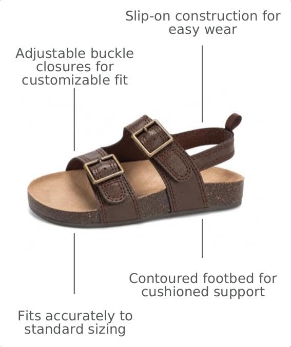 OSHKOSH B'GOSH Boys' Bruno Chocolate